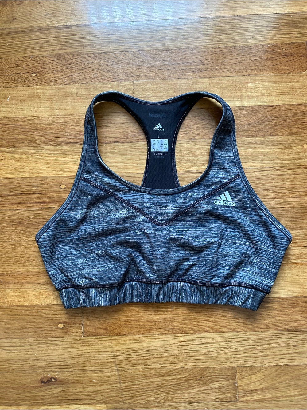 adidas Women's Gray Sports Bra